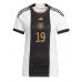 Damen Fußballbekleidung Deutschland Leroy Sane #19 Heimtrikot WM 2022 Kurzarm